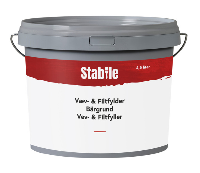 Væv- & filtfylder hvid 4,5 liter - Stabile®